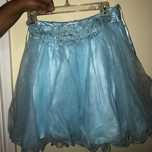 Dave & Johnny Rhinestoned Skirt and Top